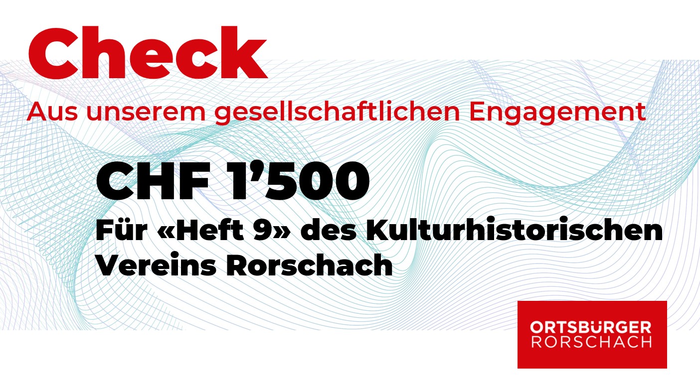 «Heft 9» unserem Ehrenbürger Louis Specker gewidmet