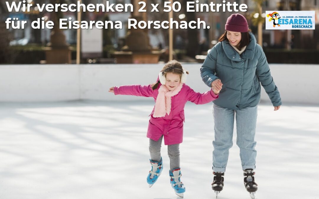 Wir verschenken 100 Eintritte für die Eisarena