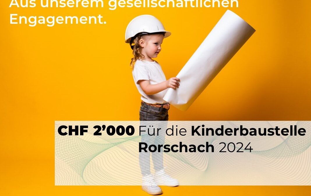 Kinderbaustelle 2024: Wir sind dabei!