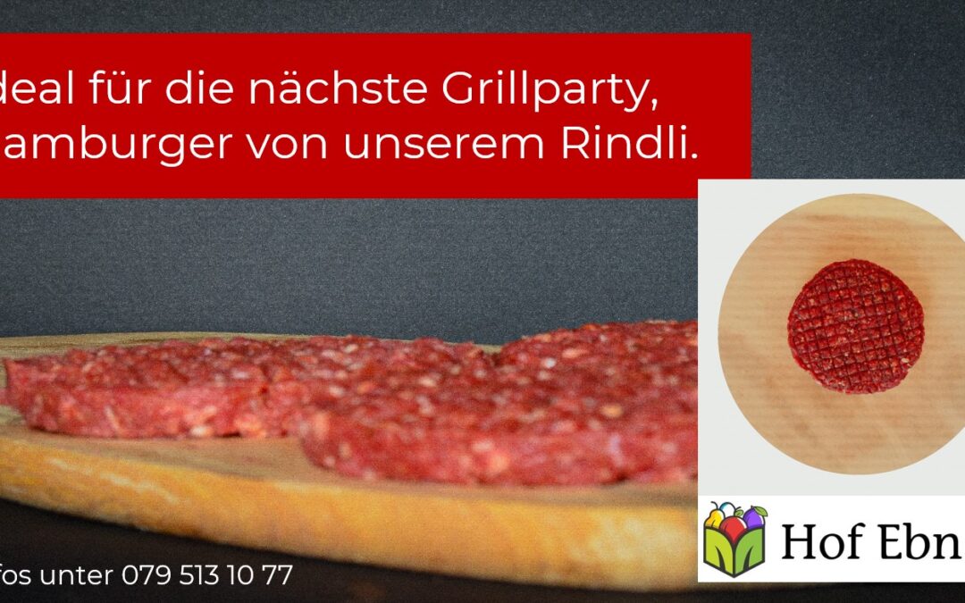 Hamburgerfleisch vom Hof «Ebnet»