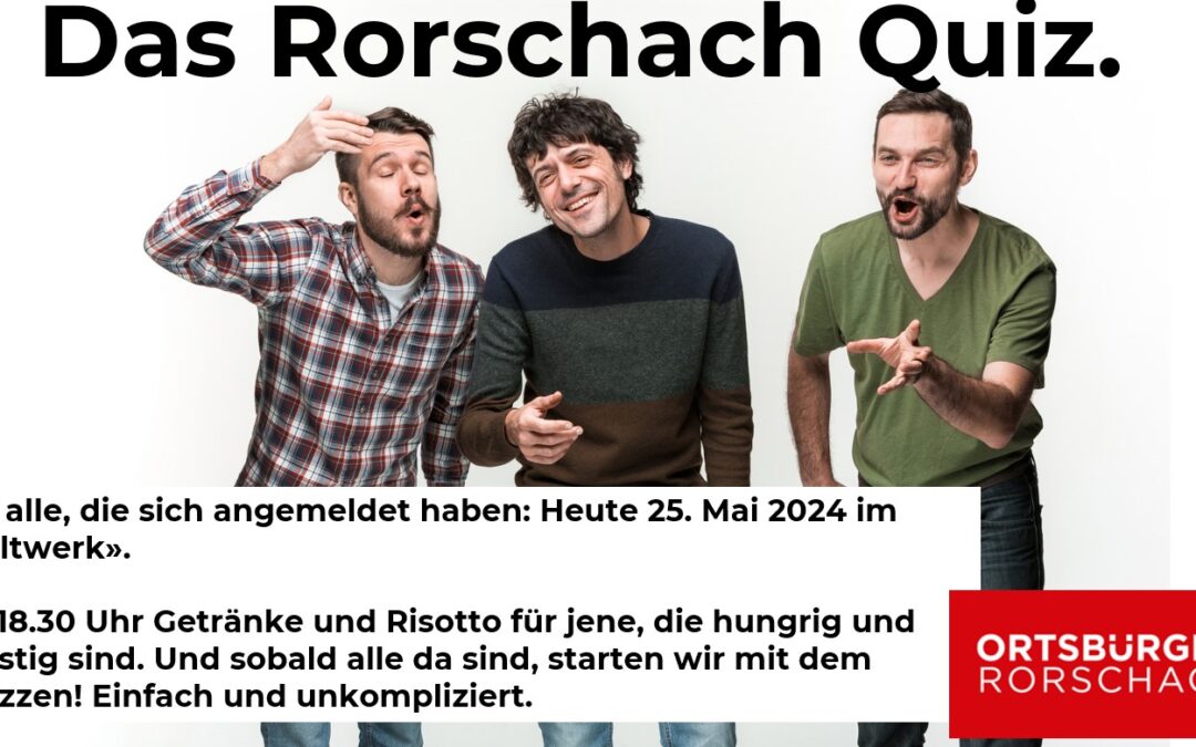 Das «Rorschach Quiz»!