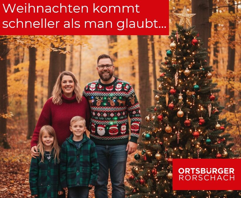 Weihnachten kommt schneller als man glaubt…