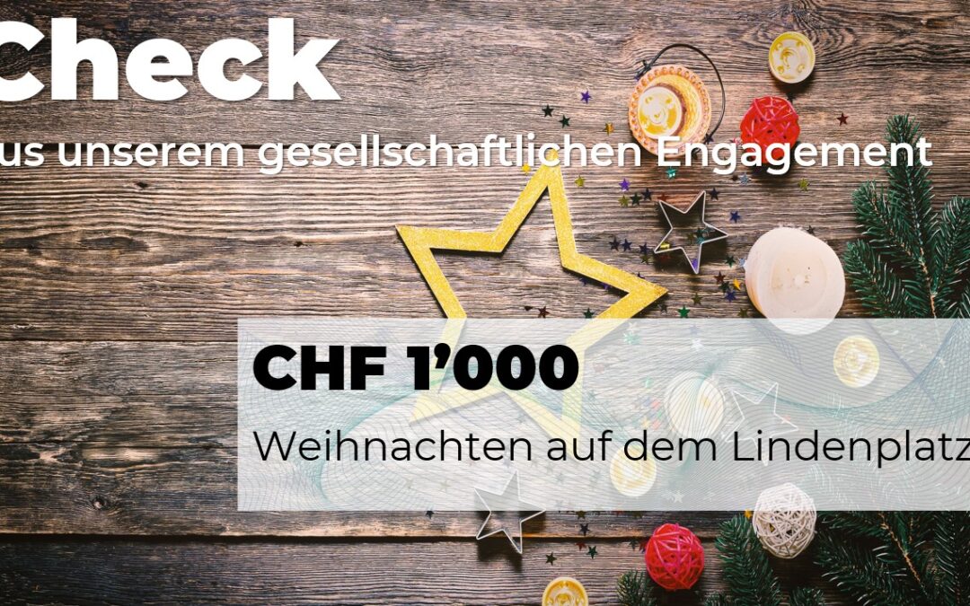 Eine wunderbare Tradition: Advent auf dem Lindenplatz.