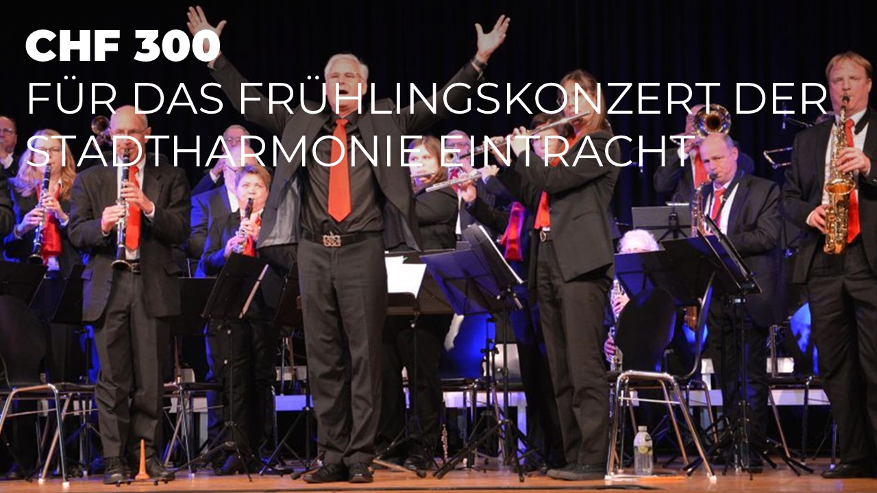 Konzert der Stadtharmonie Eintracht