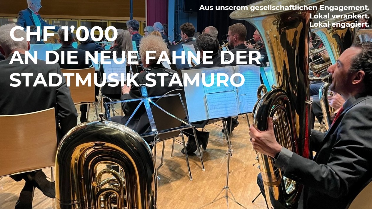 Beitrag an die Vereinsfahne der Stadtmusik Rorschach